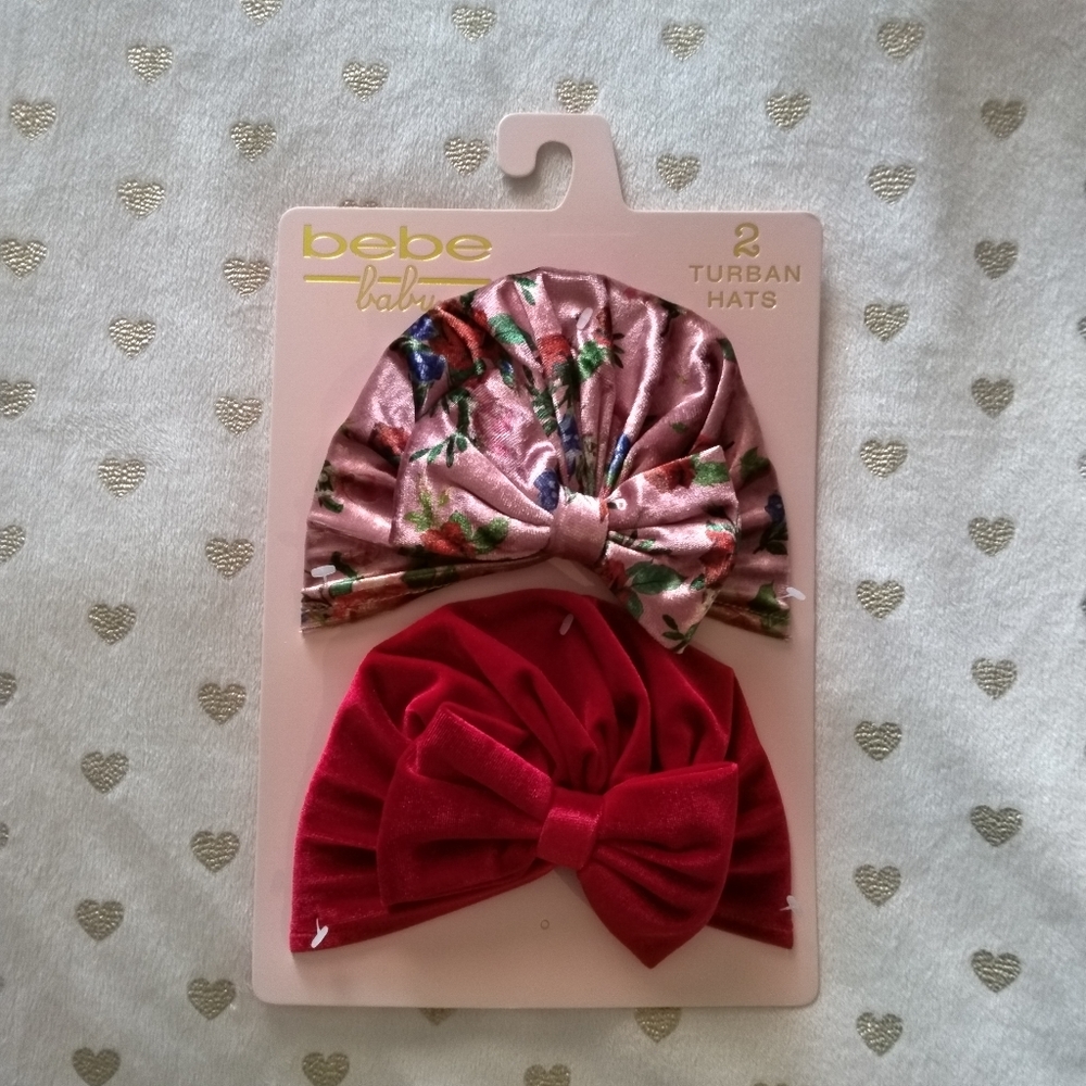 ✂️*NWT* 10/$40 Bebe baby Turban Hats